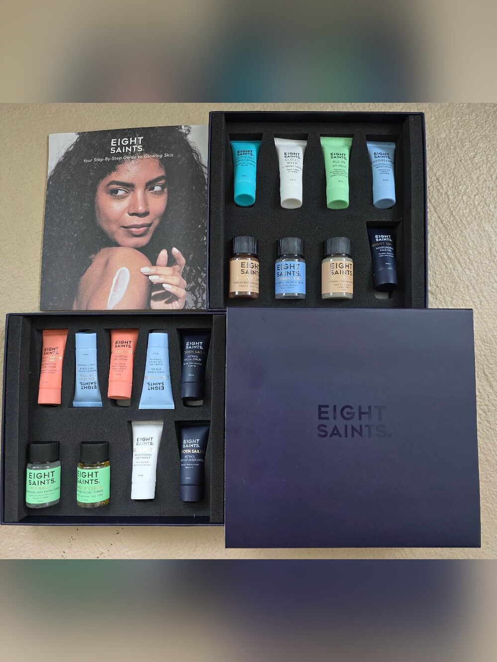 BNIB Eight Saints Deluxe Discovery Kit 17 Pc, New, 17 Trial Size Products